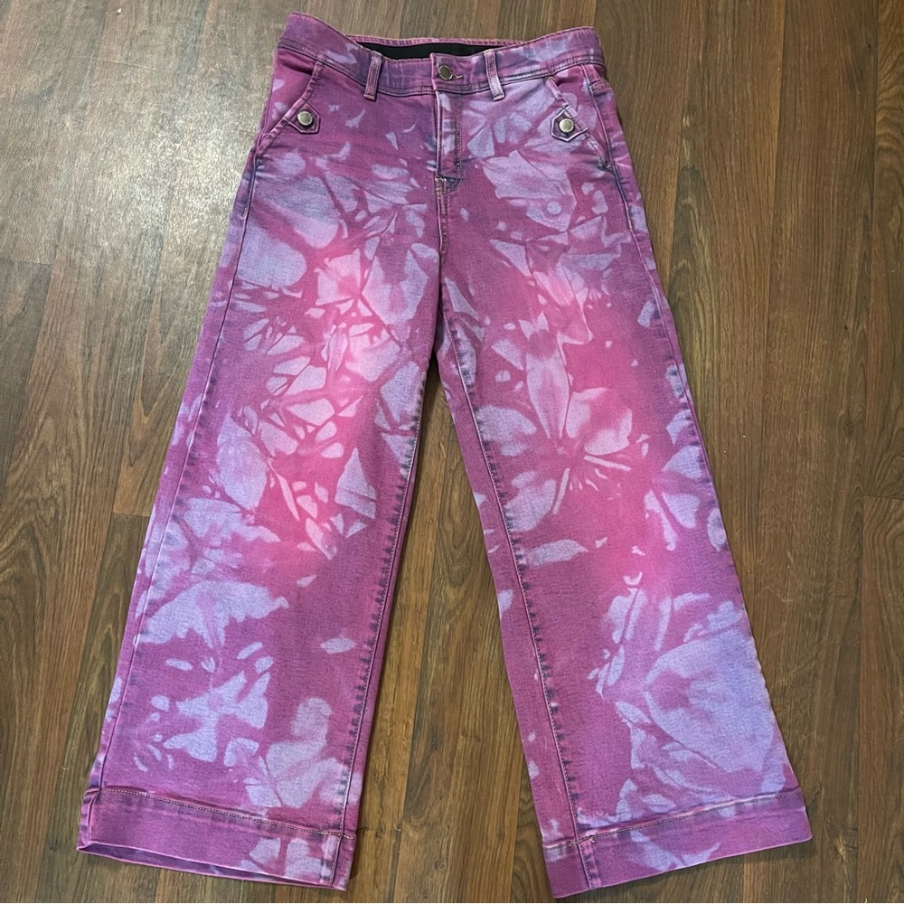 Curve Appeal Heritage Luxe Skylar High Wide Leg Crop Jeans Size 8/29